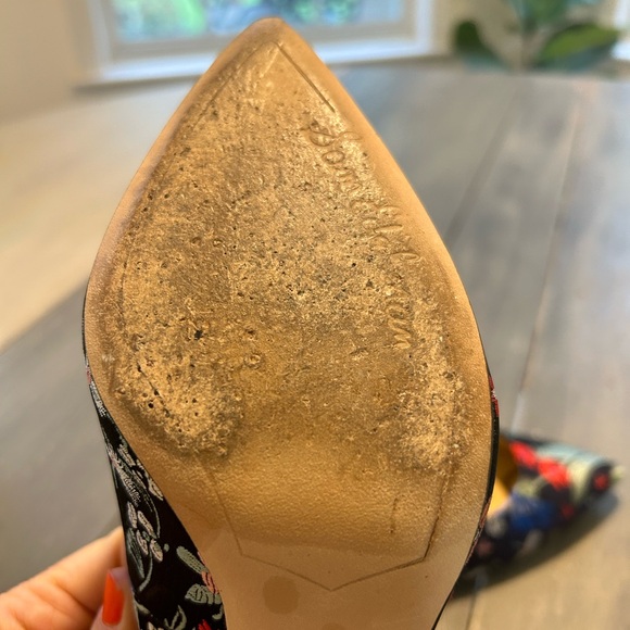 Floral Tapestry Covered Pumps by Sam Edelman - Picture 12 of 13